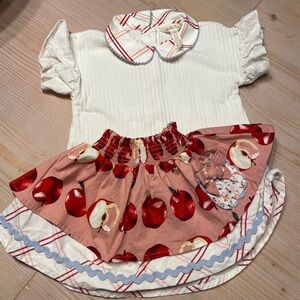Matilda Jane White and Red Striped Dress
